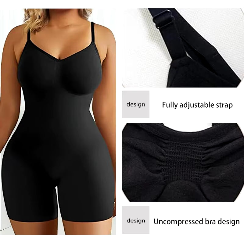 Bodysuit for Women Tummy Control Shapewear Seamless High Waist Flat Belly Belt Stretch Shapewear Body Shaper