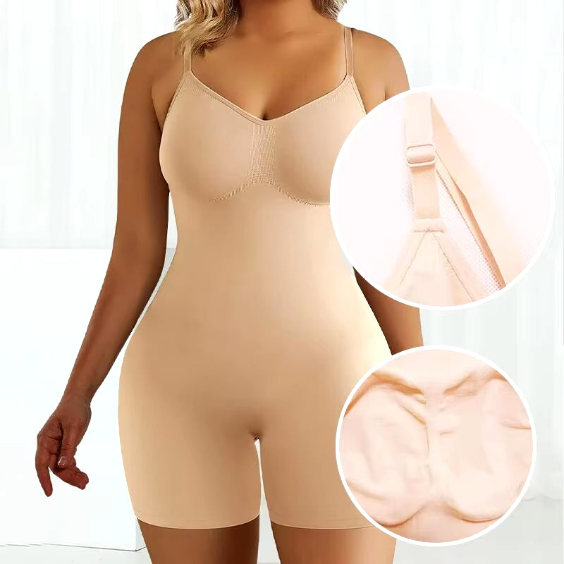 Bodysuit for Women Tummy Control Shapewear Seamless High Waist Flat Belly Belt Stretch Shapewear Body Shaper