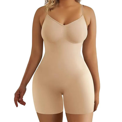 Bodysuit for Women Tummy Control Shapewear Seamless High Waist Flat Belly Belt Stretch Shapewear Body Shaper